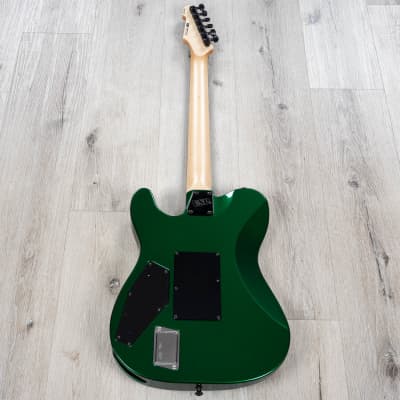 ESP USA TE-II FR Guitar, EMG 81-X / 85-X Pickups, Candy Apple Green Metallic image 5