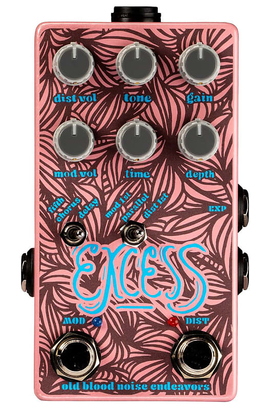 Old Blood Noise - Excess V2 - Distortion / Chorus / Delay Pedal image 1