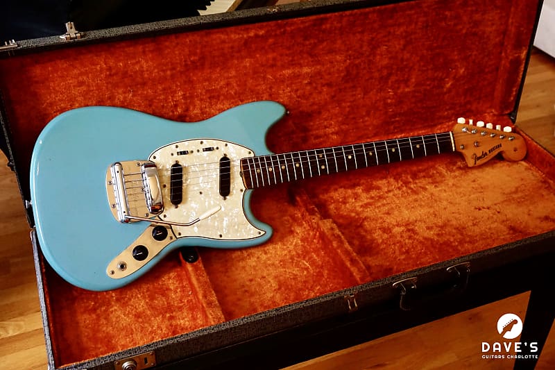 Fender Mustang 1966 Blue Second Owner Untouched OHSC Free Shipping 48 CONUS