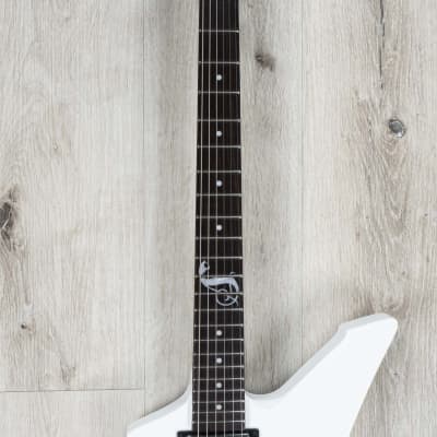 ESP LTD James Hetfield Signature Snakebyte Guitar, Ebony Fretboard, Snow White image 4