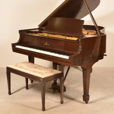 Steinway & Sons Mahogany Baby Grand Piano 5'2'' image 1