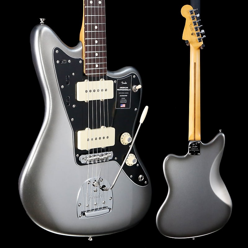 Fender American Professional II Jazzmaster, Rosewood Fb, Mercury image 1