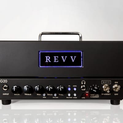 REVV G20 2-Channel 20-Watt Guitar Amp Head with Reactive Load and Virtual Cabinets 2020 - 2021 - Black for sale