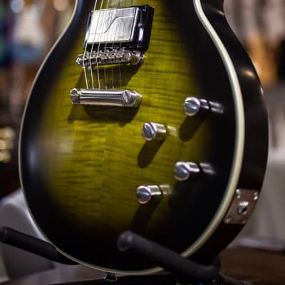 Epiphone Les Paul Prophecy Electric Guitar - Olive Tiger Aged Gloss - Floor Model image 6
