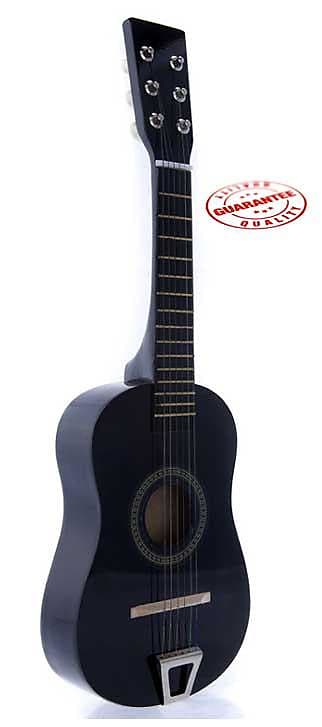 Star Kids Acoustic Toy Guitar 23 Inches Black Color image 1