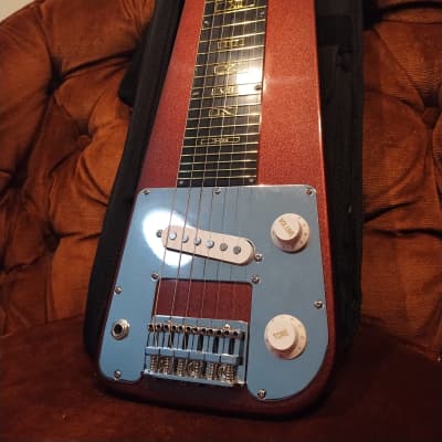 Artisan Lap Steel Guitar - Red Sparkle image 3