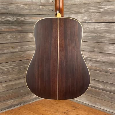 Vantage VD-500S All Solid Dreadnaught Acoustic Guitar Natural Satin (4808-SR) image 4