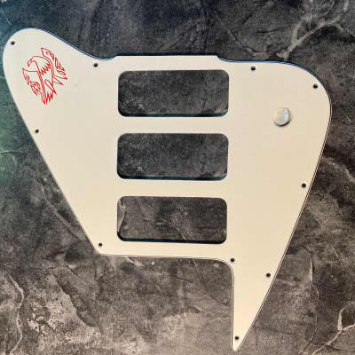 3 Ply Parchment Pickguard for '65-'70 Gibson Non Reverse 3 P90 OPTION 1 Firebird Round Toggle