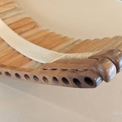 Pan flute 23 Pipes D Key High Quality Handmade Instrument image 8
