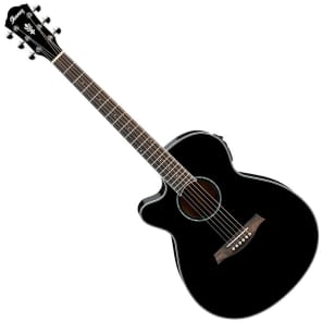 Ibanez AEG10LIIBK AE Series Acoustic-Electric Guitar Lefty Black