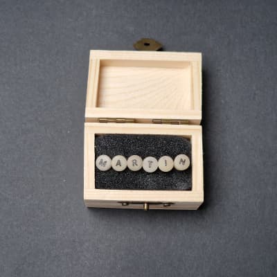 6 CHEVILLES guitare épingle OS opaque bovin Boite Bois 1 - MARTIN CUSTOM image 9