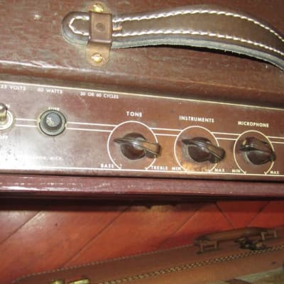 ~1956 Gibson GA-20 Combo Amp Two Tone Brown image 3