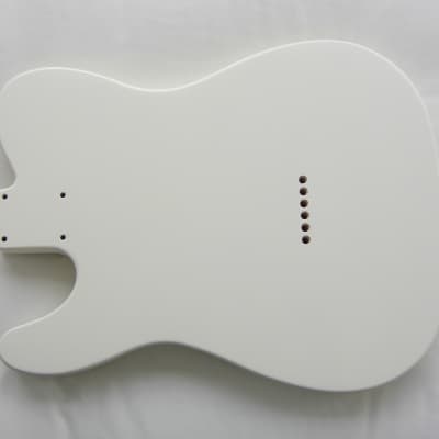 Telecaster Body / OLYMPIC WHITE/ 2-Piece Alder Nitro SATIN / (Fender Tele Specs) image 2