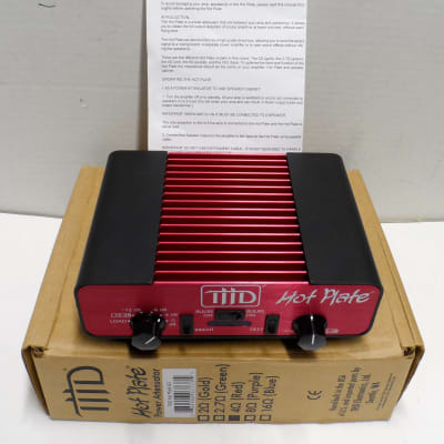 THD Hot Plate Power Reactive Attenuator 4 Ohm Red Volume Control Load Box Amp Power Soak w Manual with Original Box for sale