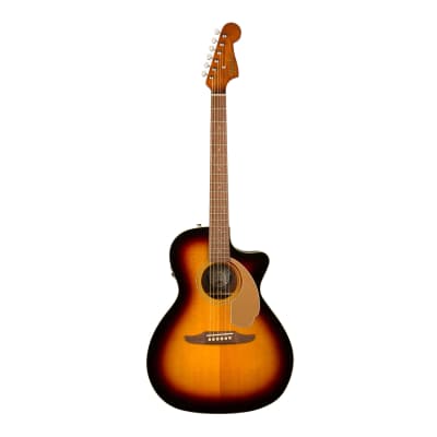 Fender Newporter Player 6-String Acoustic Guitar (Sunburst) with