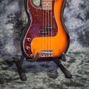1996 Fender 50th Anniversary Precision Bass 3 Tone Sunburst Left Handed Lefty image 11