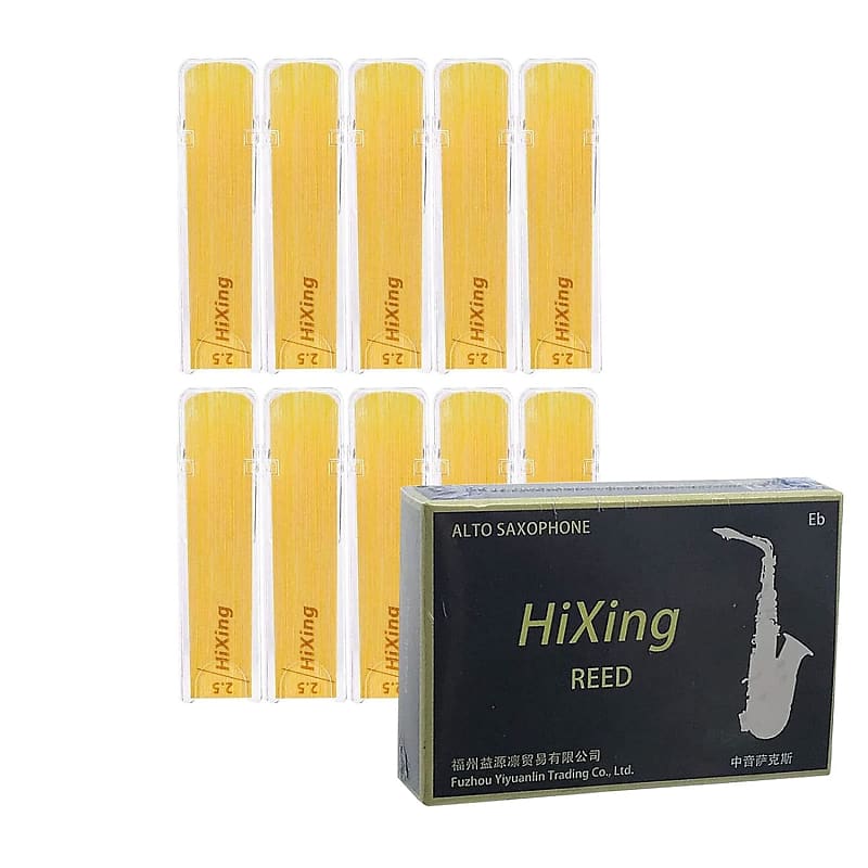 Alto Saxophone Reeds For Alto Sax Strength 2.5; Box Of 10 Reverb