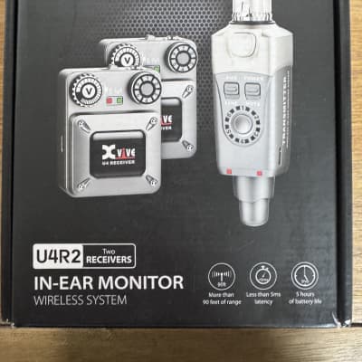 Xvive U4R2 Wireless In-Ear Monitoring System 2010s - Black image 2