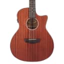 D'Angelico Premier Fulton LS 12-String Acoustic Guitar - Natural Mahogany
