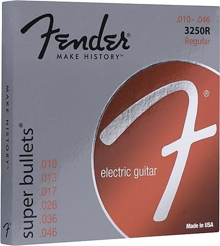 Fender Super Bullets Electric Guitar Strings - Regular Gauge image 1