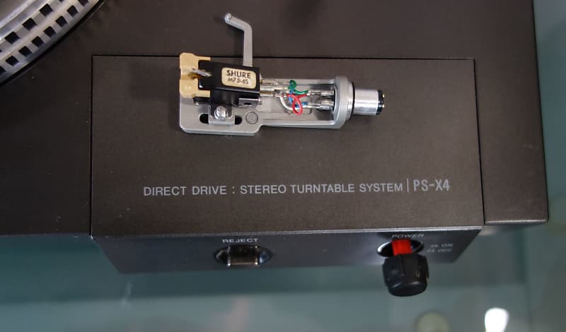 Direct Drive Turntable SONY PS-X4 + cellule SHURE M75-6S - High-End phono -  Platine vinyle Révisée