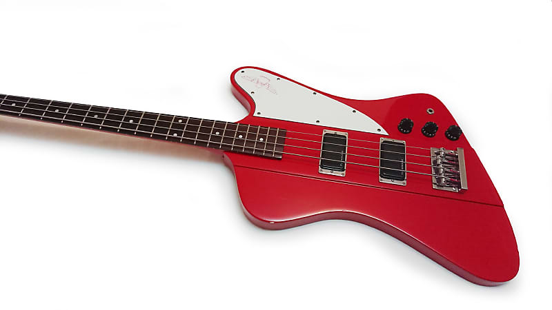 BURNY TB-70 Thunderbird Active Bass Japan circa 1987 in Fire