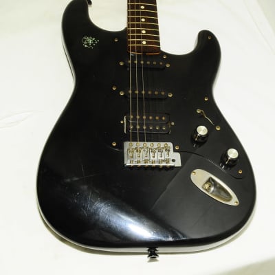 Fender Japan Stratocaster E Serial Electric Guitar Black Ref No.4876 image 2