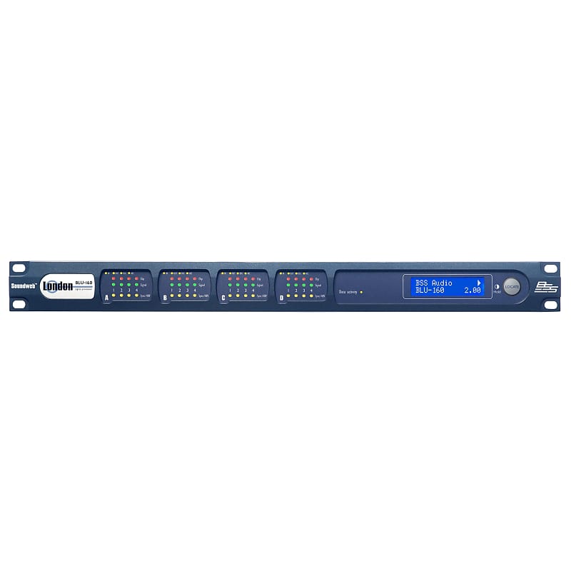 BSS BLU-160 Signal Processor With BLU Link  			