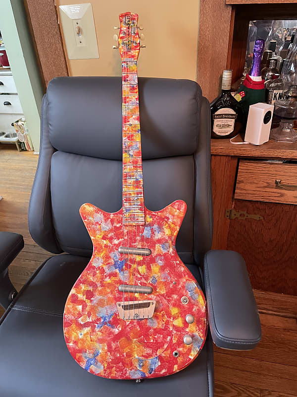 Danelectro DC59 Psychedelic with Amp in a Bag Reverb