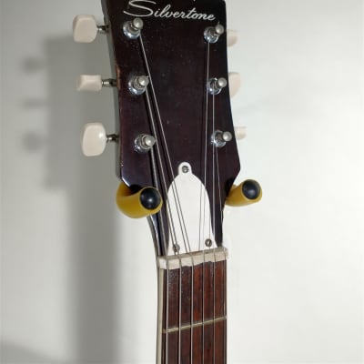 Silvertone N-7 Vintage Archtop Acoustic Guitar 1960s image 3