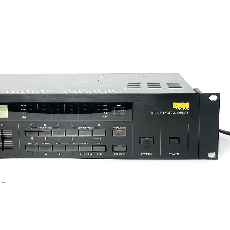 配信機器・PA機器・レコーディング機器 KORG SDD3300 Triple Digital Delay Korg SDD-3300 Very Rare Triple Digital Delay 1986 | Reverb