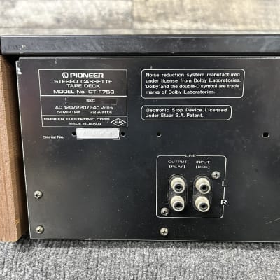 Pioneer CT-F750 Tape Deck Player For Parts on sale