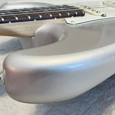 2018 Fender American Deluxe Stratocaster Blizzard Pearl w/Professional neck and CS Fat '50's pickups image 14
