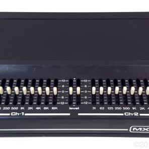 MXR 114 2 Channel Dual 10 Band Stereo Graphic Equalizer