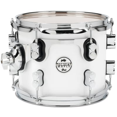 PDP Concept Maple 7-Piece Shell Pack - 22/14SD/16FT/14FT/12/10/8 Pearlescent White image 11