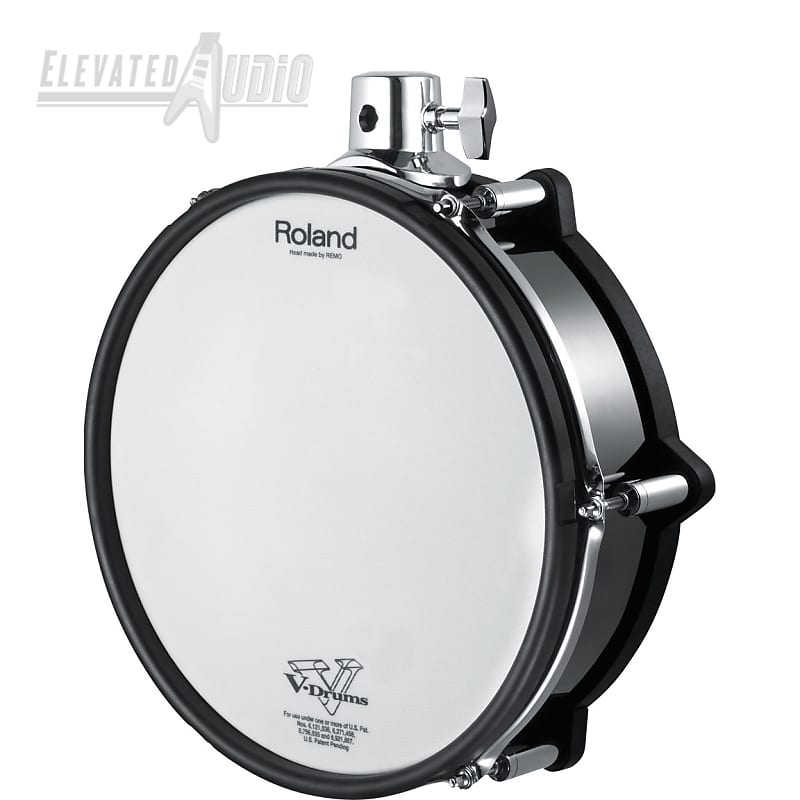 Roland PD-128-BC 12" Tom V-Drum Pad, Black Chrome Finish.  MAKE OFFER !!  You WANT this Drum,  It's Obvious :) image 1