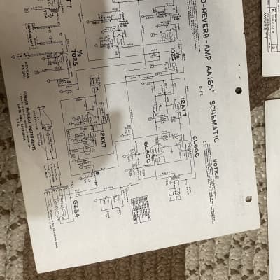 Fender Pro Reverb schematic and Layout 1960’s image 8