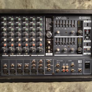 Yamaha EMX68s Powered Mixer Amplifier Head 8 Channel 800 | Reverb