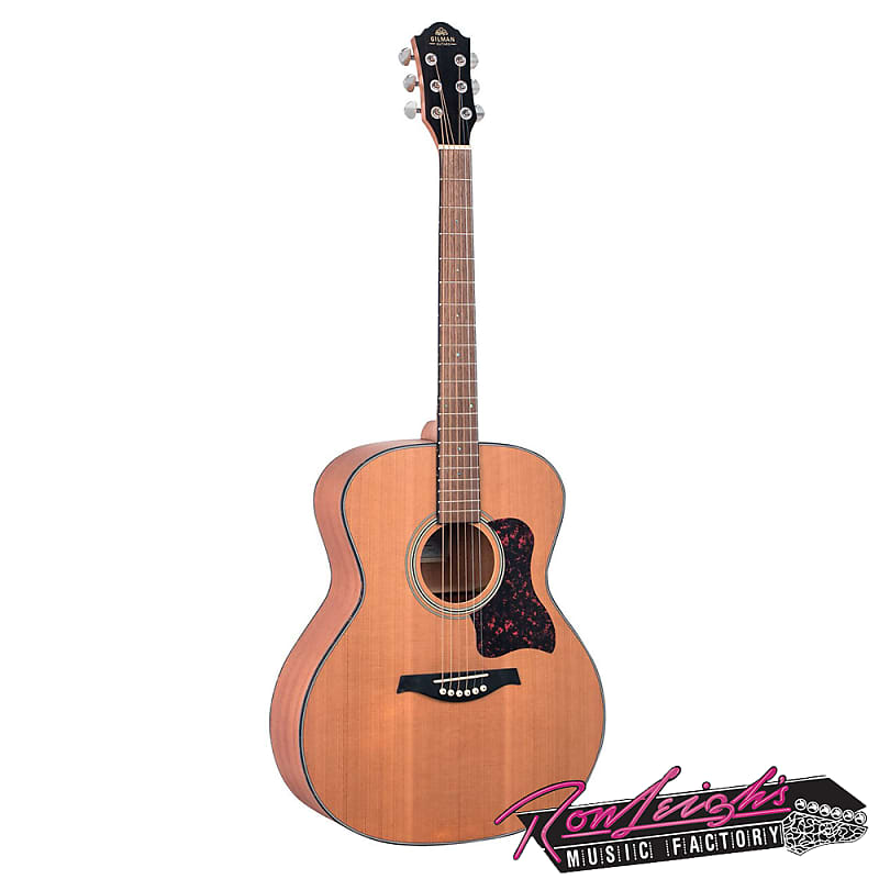 Gilman GA12 Grand Auditorium Cedar Top Acoustic Guitar image 1