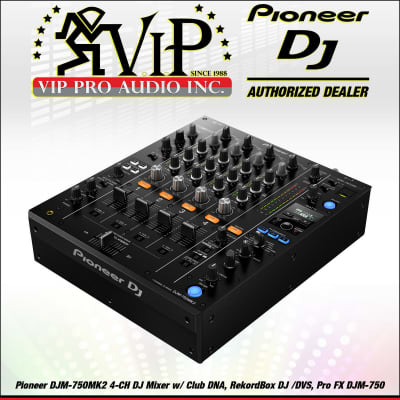 Pioneer DJM-750MK2 4-CH DJ Mixer w/ Club DNA, RekordBox DJ /DVS, Pro FX DJM-750. image 10