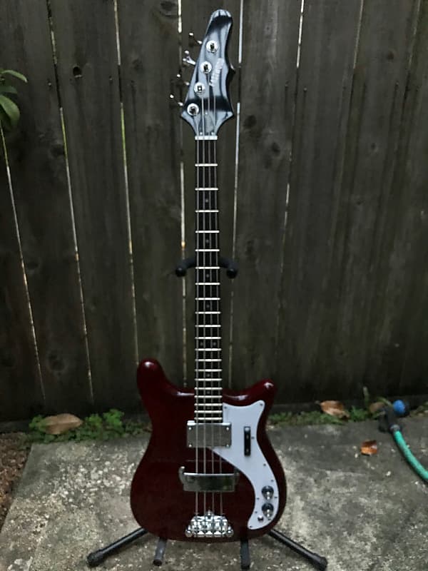 2019 Eastwood Newport Bass Cherry Eastwood Soft Case Reverb 4020