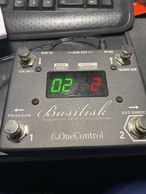 One Control Basilisk Midi Fooot Controller Basilisk Programmable