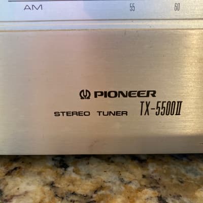 Pioneer TX-5500II Stereo Tuner 1970's - Silver face image 2
