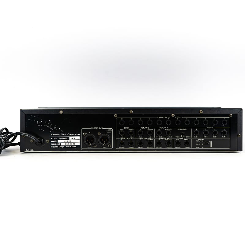 Roland M-12E M12E M 12 E - 12-Channel Line Mixer Rackmount