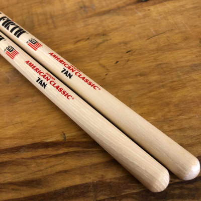 Vic Firth 7A American Classic Nylon Tip Sticks - Hickory (Pair) image 3
