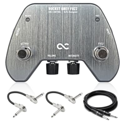 New One Control Rocket Grey Fuzz Guitar Effects Pedal for sale