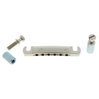 Gibson Stop Bar Tailpiece - Nickel for sale