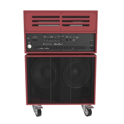 Viscount Legend Spin-Tone 700 Rotary Keyboard Amplifier - Red Walnut image 2