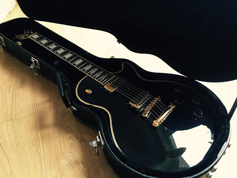 Epiphone Rare Japanese FujiGen Les Paul Custom Ebony Open Book