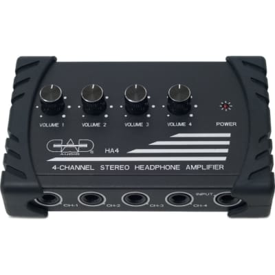 CAD HA4 Compact 4-Channel Stereo Headphone Amp image 3